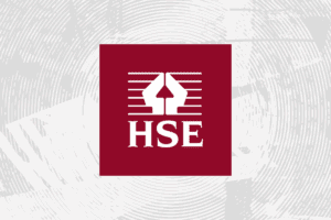 vibration risk management - Health and Safety Executive (HSE) logo on a white background.